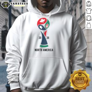 Alternative view of Top 2026 International Soccer Tournament North America T-Shirt