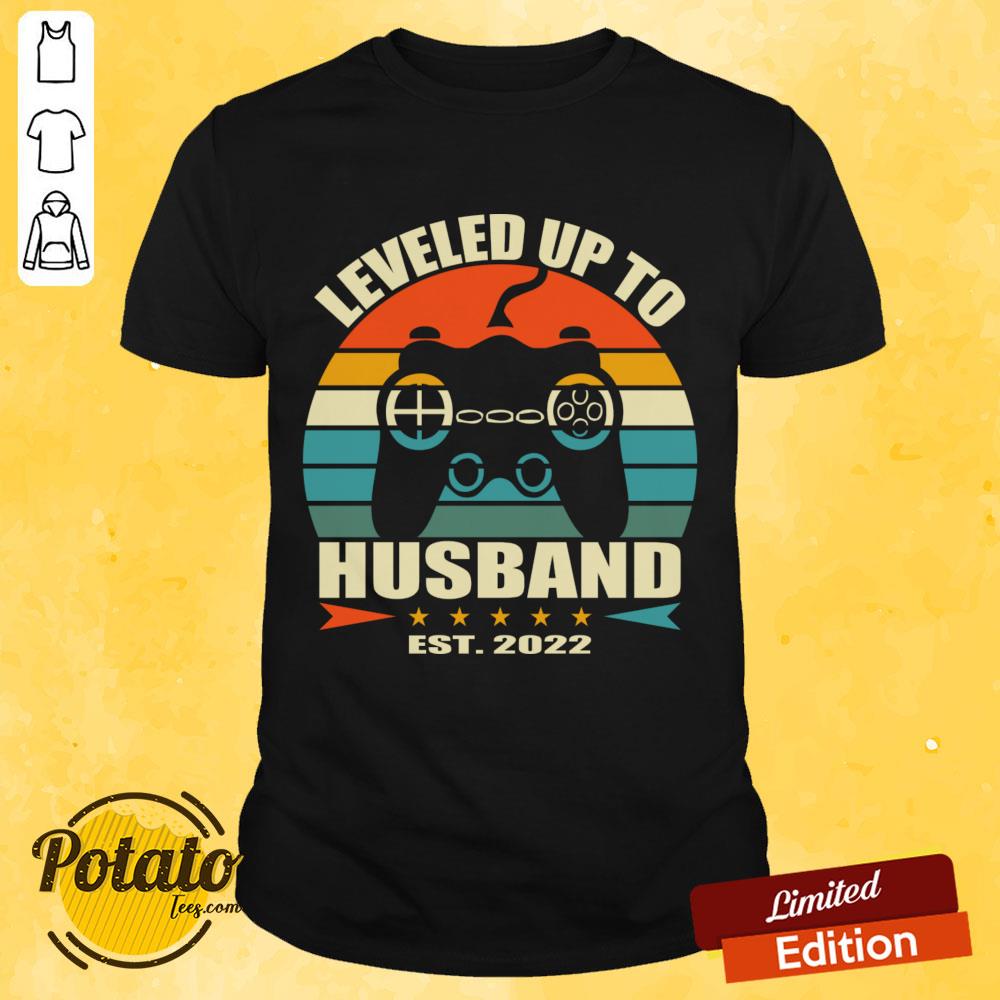 Leveler Up To Husband Est 2022 Vintage Shirt