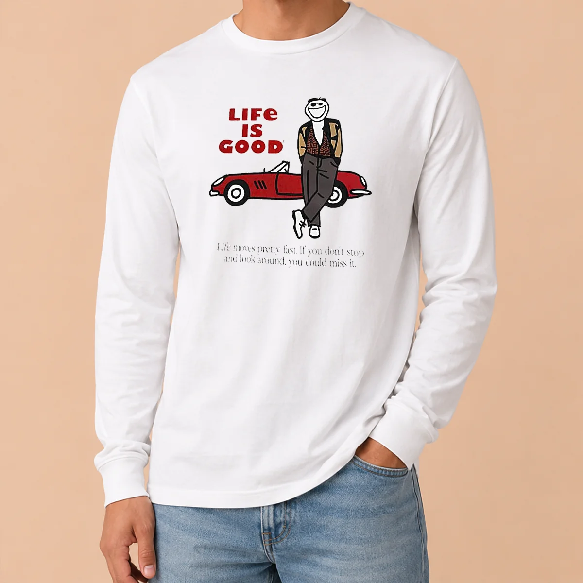 Top Ferris Bueller Life Is Good Life Moves Pretty Fast If You Do Not Stop Shirt - Image 6