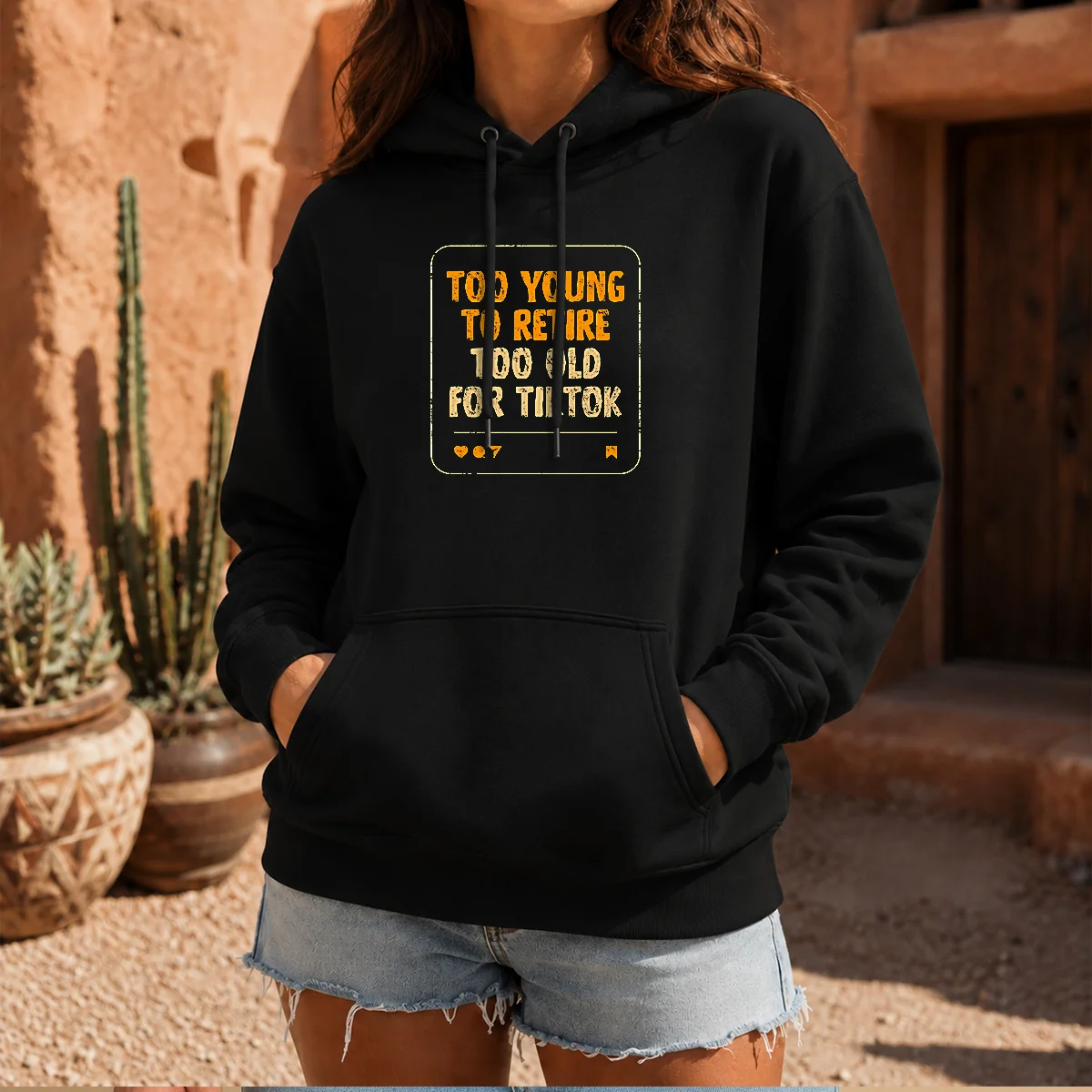 Top Too Old For Tiktok Shirt - Image 6