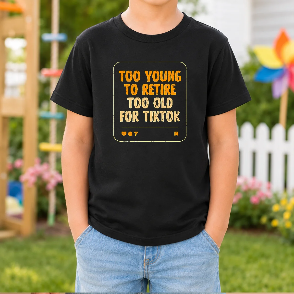 Top Too Old For Tiktok Shirt - Image 9