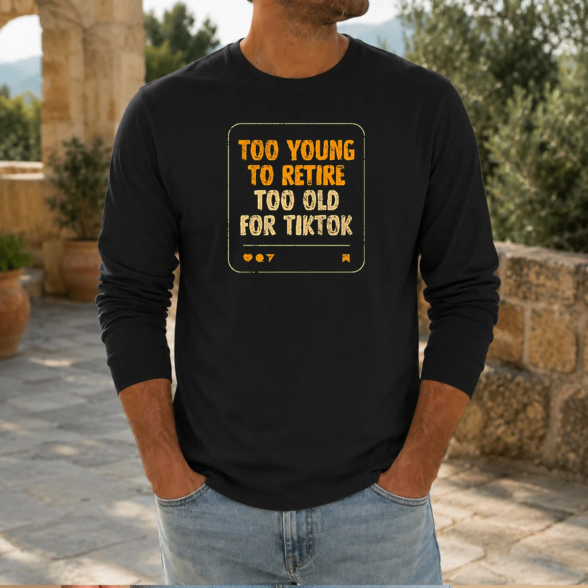 Top Too Old For Tiktok Shirt - Image 5