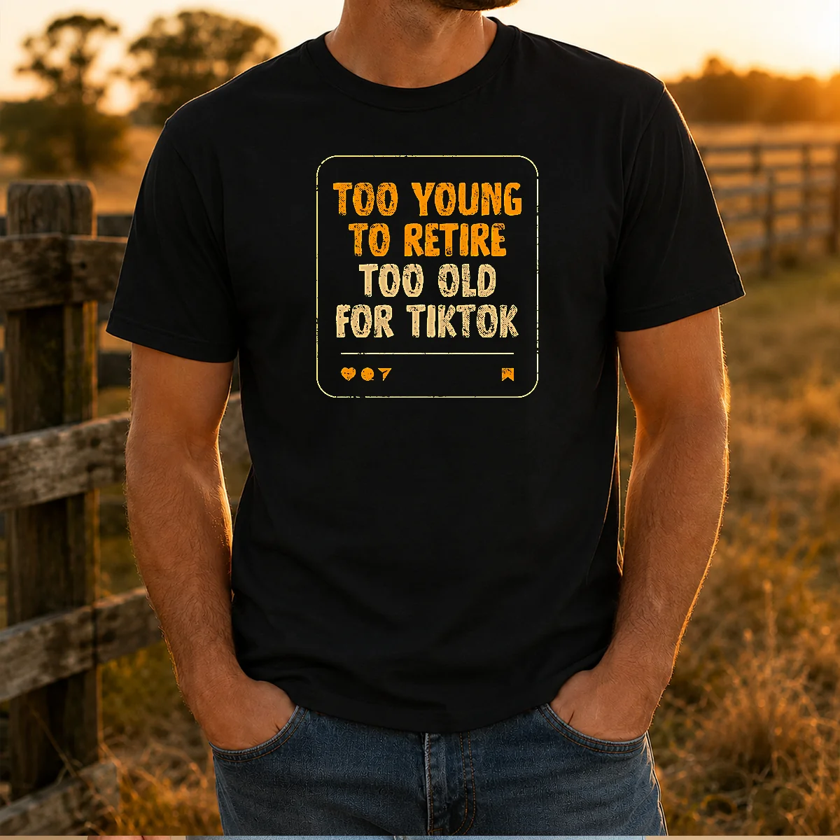 Top Too Old For Tiktok Shirt