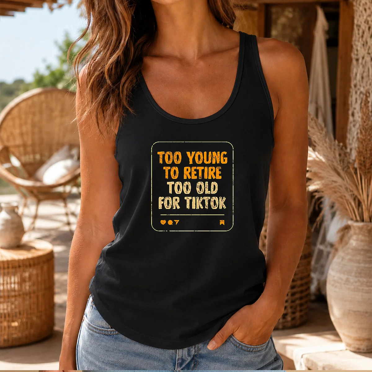 Top Too Old For Tiktok Shirt - Image 3