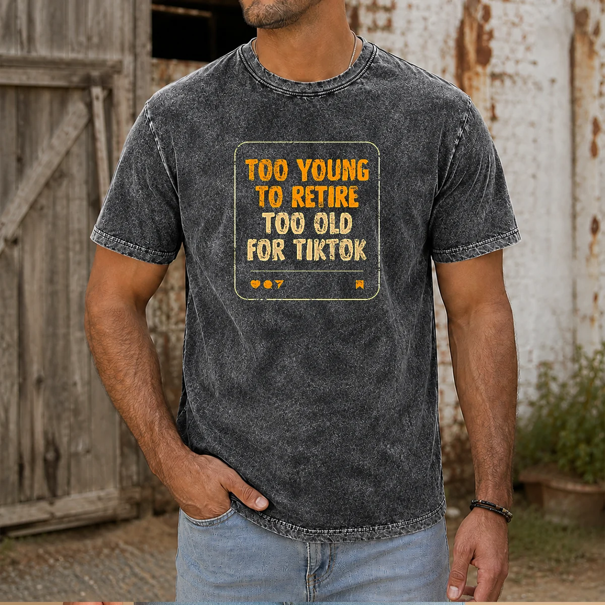 Top Too Old For Tiktok Shirt - Image 8