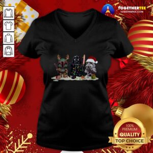 Alternative view of Cute Star Wars Happy Merry Christmas 2020 Shirt