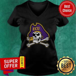 Alternative view of Premium Pirate ECU Athletics Face Mask Shirt