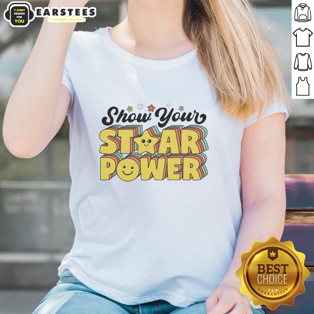 Official Show Your Staar Power Testing Day Teacher Student Motivation T-Shirt - Image 3