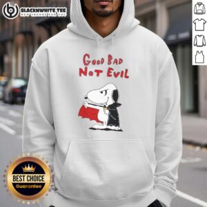 Alternative view of Official Snoopy Vampire Good Bad Not Evil T-Shirt