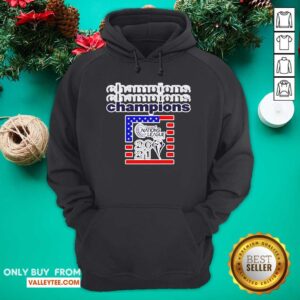 Alternative view of Champions Nations League Usa 2021 American Flag Shirt