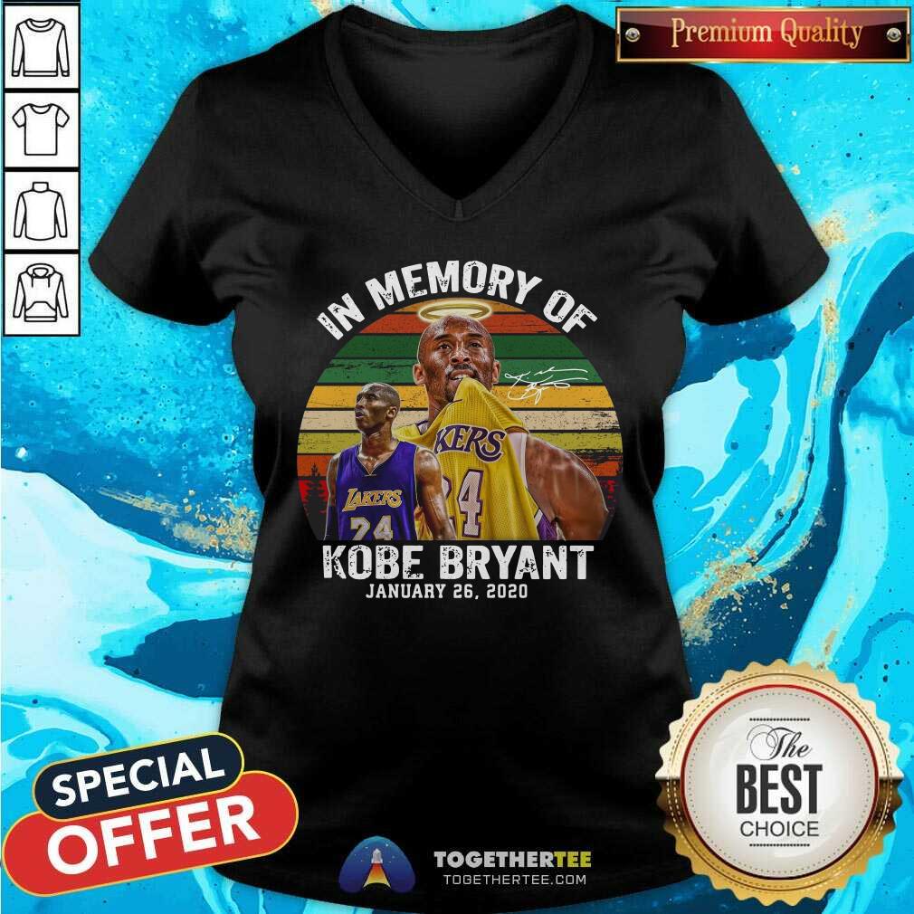 Good In Memory Of Kobe Bryant January 26 2020 Vintage Shirt - Image 2