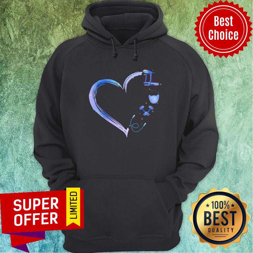 Premium Heart Love Fitness Shirt - Image 2