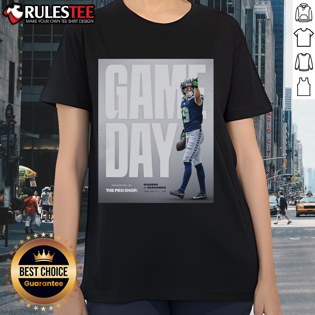 Official Las Vegas Raiders vs Seattle Seahawks Football NFL Preseason Game Day T-Shirt - Image 3