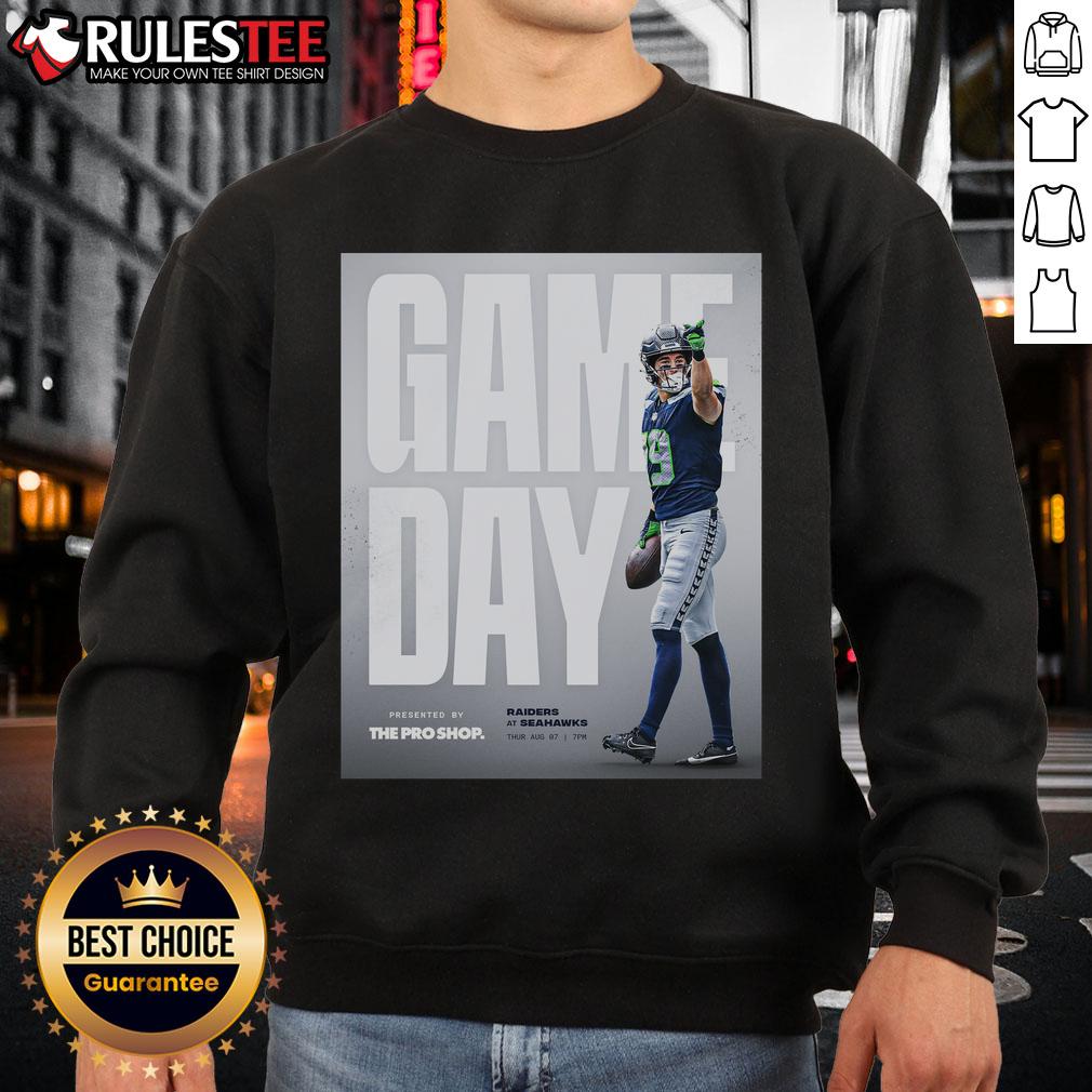 Official Las Vegas Raiders vs Seattle Seahawks Football NFL Preseason Game Day T-Shirt - Image 5