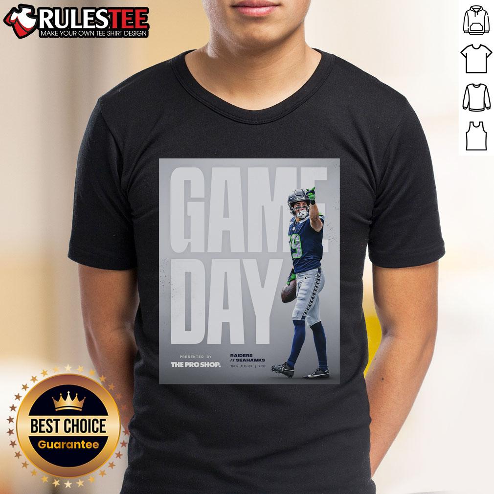 Official Las Vegas Raiders vs Seattle Seahawks Football NFL Preseason Game Day T-Shirt
