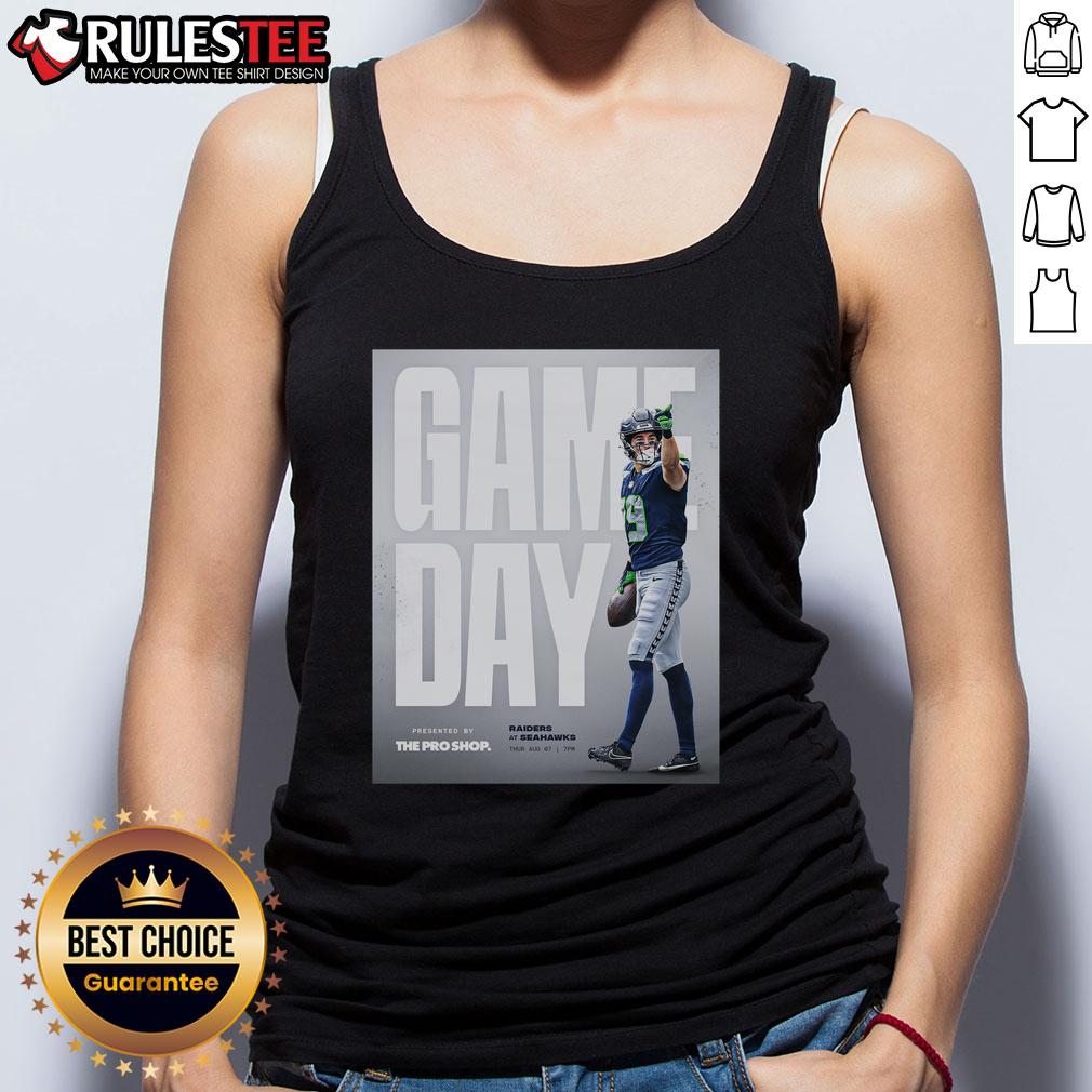 Official Las Vegas Raiders vs Seattle Seahawks Football NFL Preseason Game Day T-Shirt - Image 4
