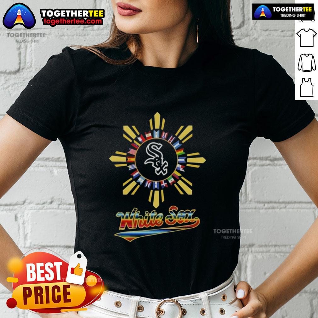 Premium 2025 Chicago White Sox Baseball X Hispanic T-Shirt - Image 3