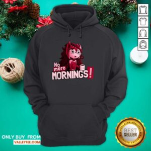 Alternative view of Attractive No More Mornings Scarlet Witch Shirt