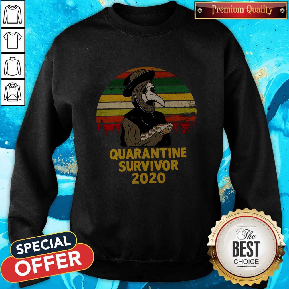 Good Plague Doctor Quarantine Survivor 2020 Shirt - Image 4