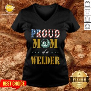 Alternative view of Perfect Proud Mom Of A Welder American Flag Shirt