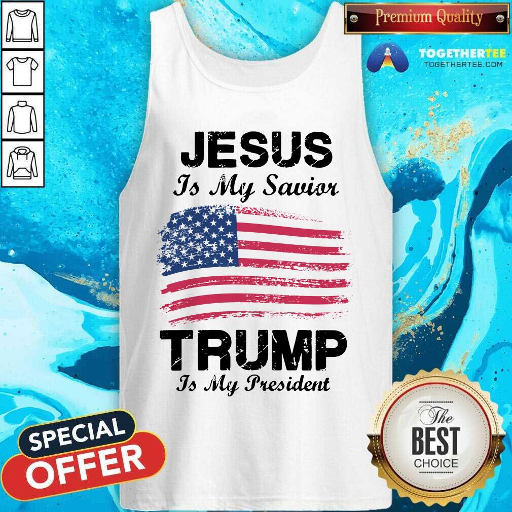 Jesus Is My Savior Trump Is My President Shirt - Image 4