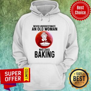 Alternative view of Premium Never Underestimate An Old Woman Who Loves Baking Shirt