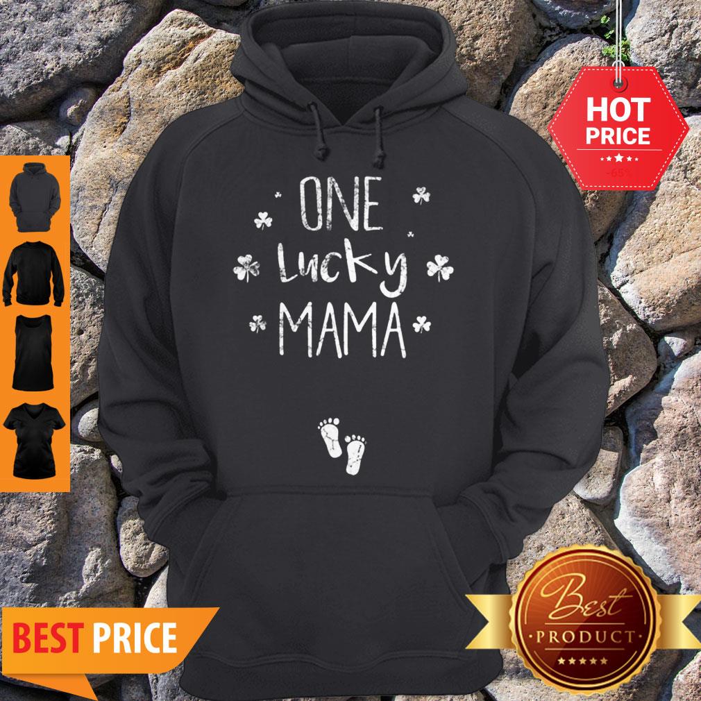 Top One Lucky Mama Pregnancy Announcement St Patricks Day Shirt - Image 2