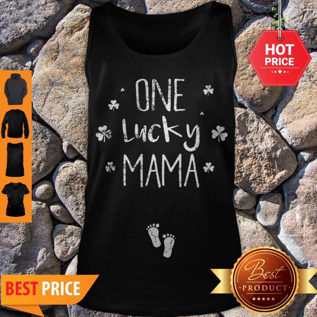 Top One Lucky Mama Pregnancy Announcement St Patricks Day Shirt - Image 4