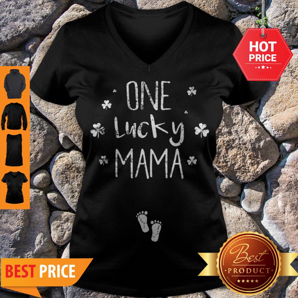 Top One Lucky Mama Pregnancy Announcement St Patricks Day Shirt - Image 5