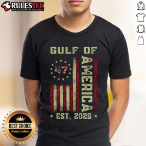 Awesome Gulf Of 'Merica US Flag Patriotic Est 2025 T-Shirt