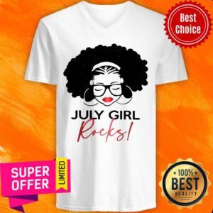 Alternative view of Premium Birthday Girl July Girl Rocks Shirt