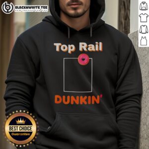 Alternative view of Nice Red Sox Top Rail Dunkin T-Shirt