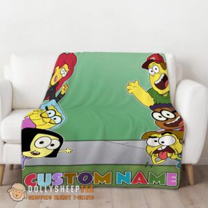 Alternative view of Premium Good Disney Big City Greens Peeking Family Blanket Fleece Customized Blanket