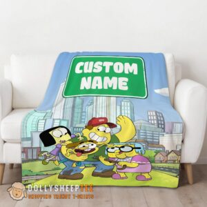 Alternative view of Premium Hot Disney Big City Greens Family Cartoon Blanket Fleece Customized Blanket