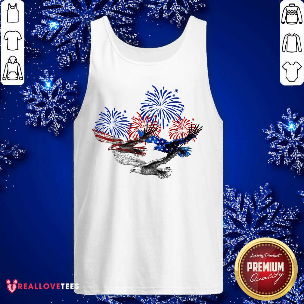 Eagle Heart 4th Of July Shirt - Image 4