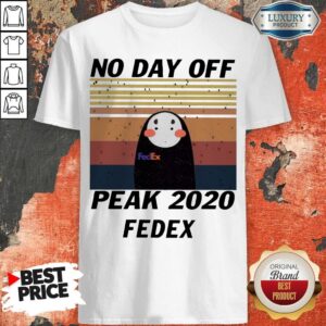 Official Kaonashi No Day Off Peak 2020 Fedex Vintage Shirt