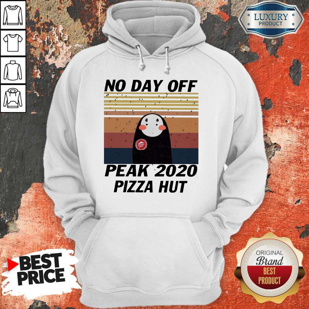 Official Kaonashi No Day Off Peak 2020 Pizza Hut Vintage Shirt - Image 5