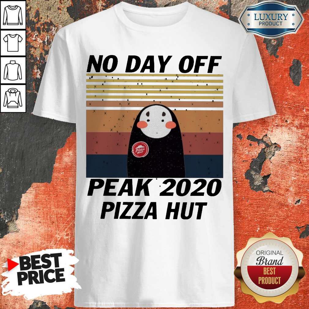 Official Kaonashi No Day Off Peak 2020 Pizza Hut Vintage Shirt