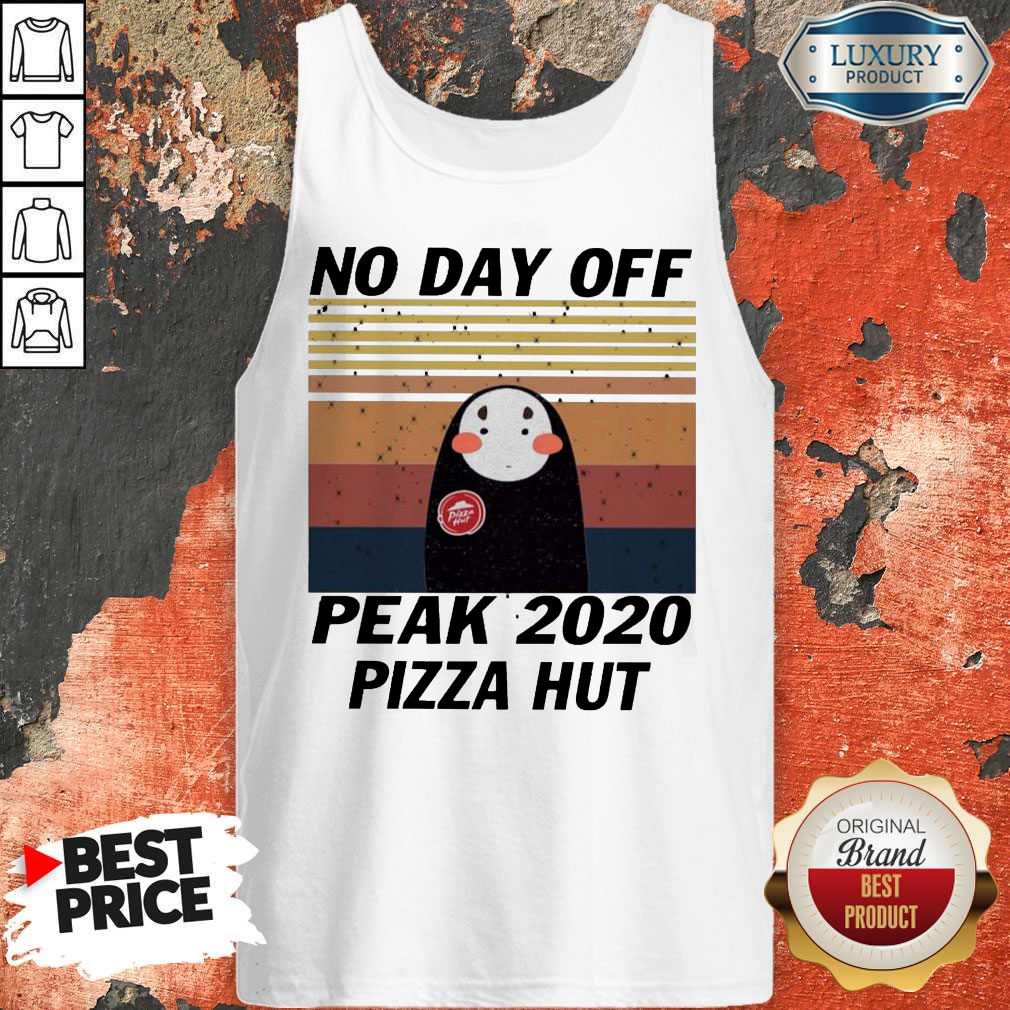 Official Kaonashi No Day Off Peak 2020 Pizza Hut Vintage Shirt - Image 3