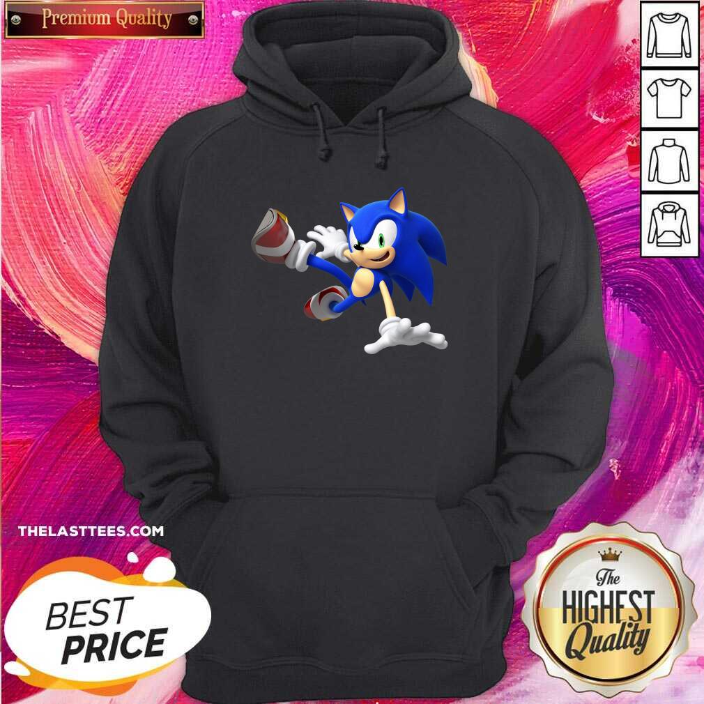 Premium Sonic The Hedgehog Blue Graphics Shirt - Image 3