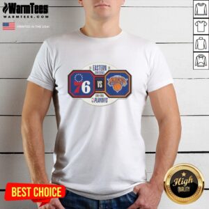 Nice New York Knicks NBA Playoffs 2026 Round 2 Match Up Eastern Conference T-Shirt