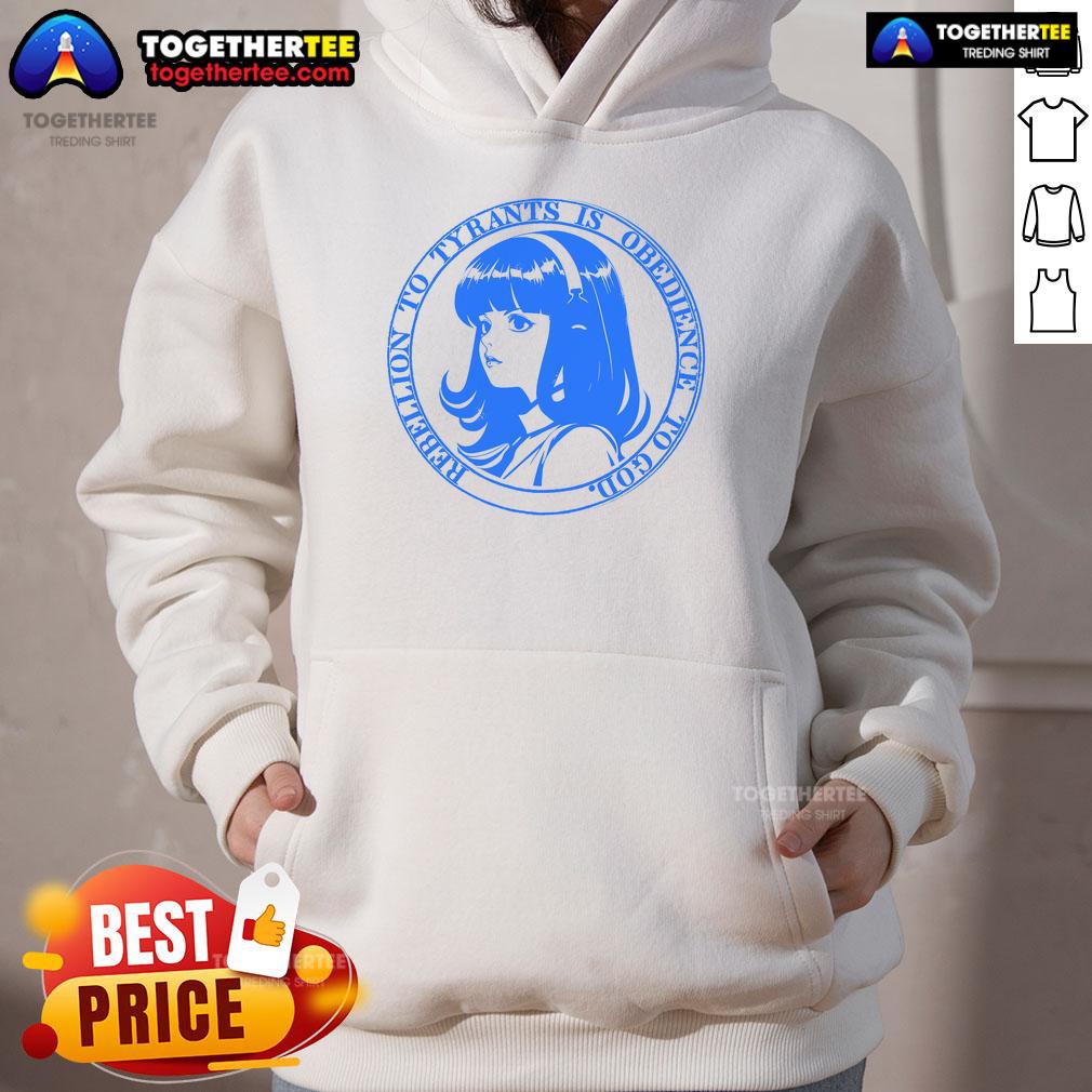Official John Galt Rebellion To Tyrants Is Obedience To God Anime T-Shirt - Image 2