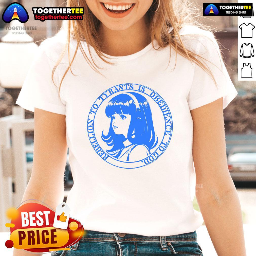 Official John Galt Rebellion To Tyrants Is Obedience To God Anime T-Shirt - Image 3