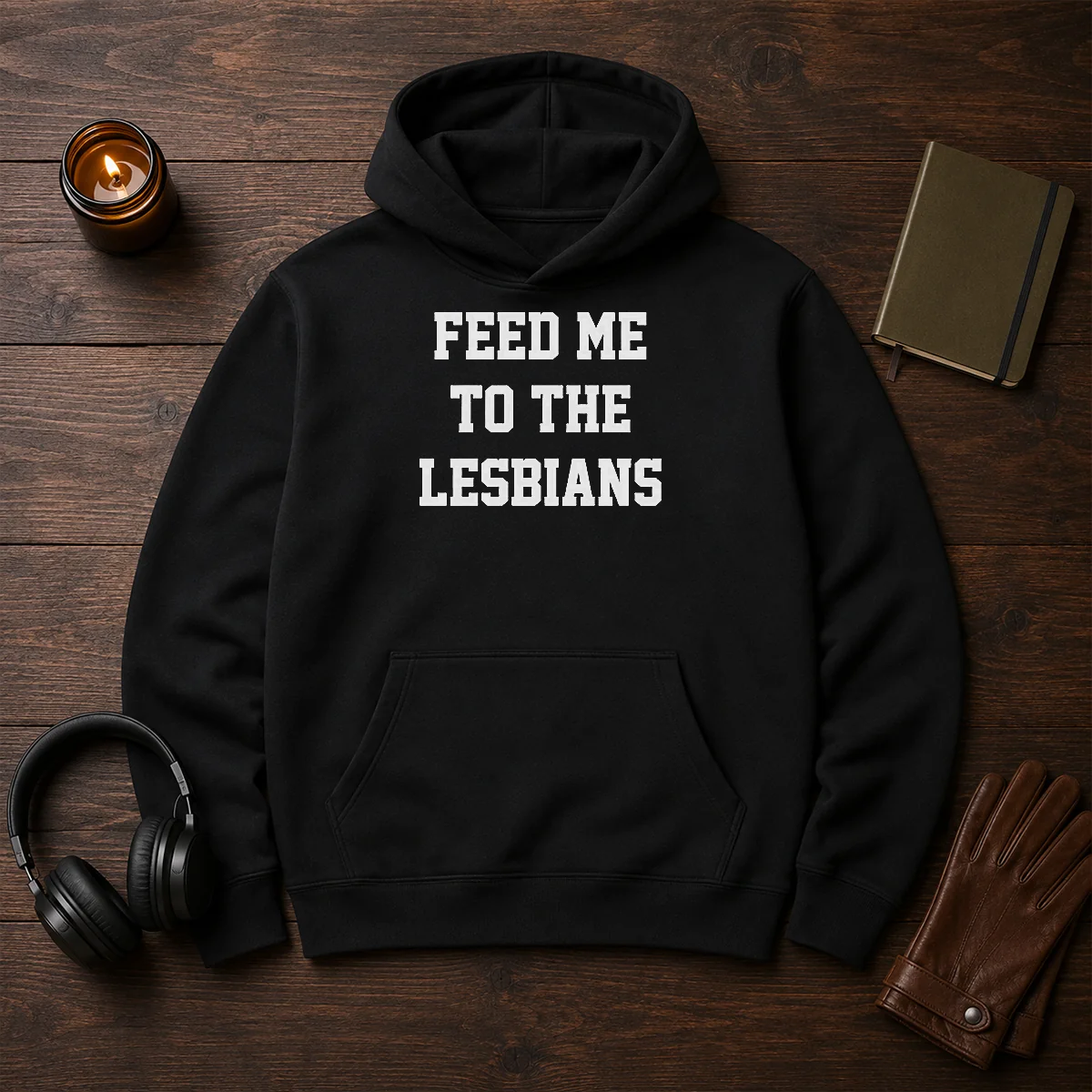Awesome Feed Me To The Lesbians Lesbian Slogan Shirt - Image 5