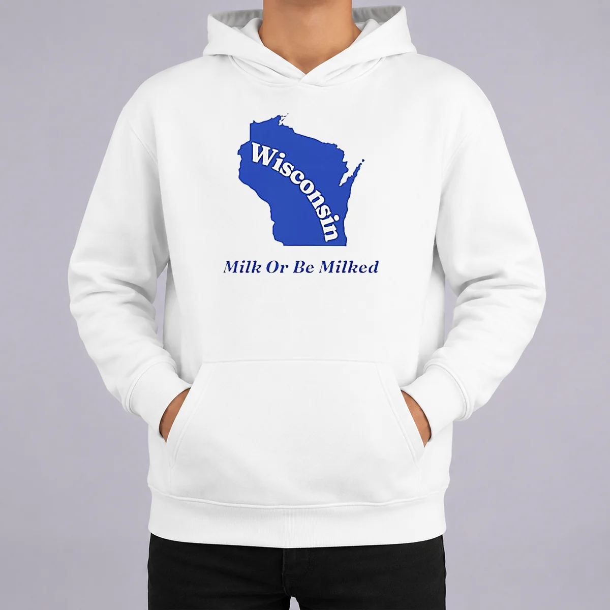 Funny Good Wisconsin State Milk Or Be Milked Map Shirt - Image 5