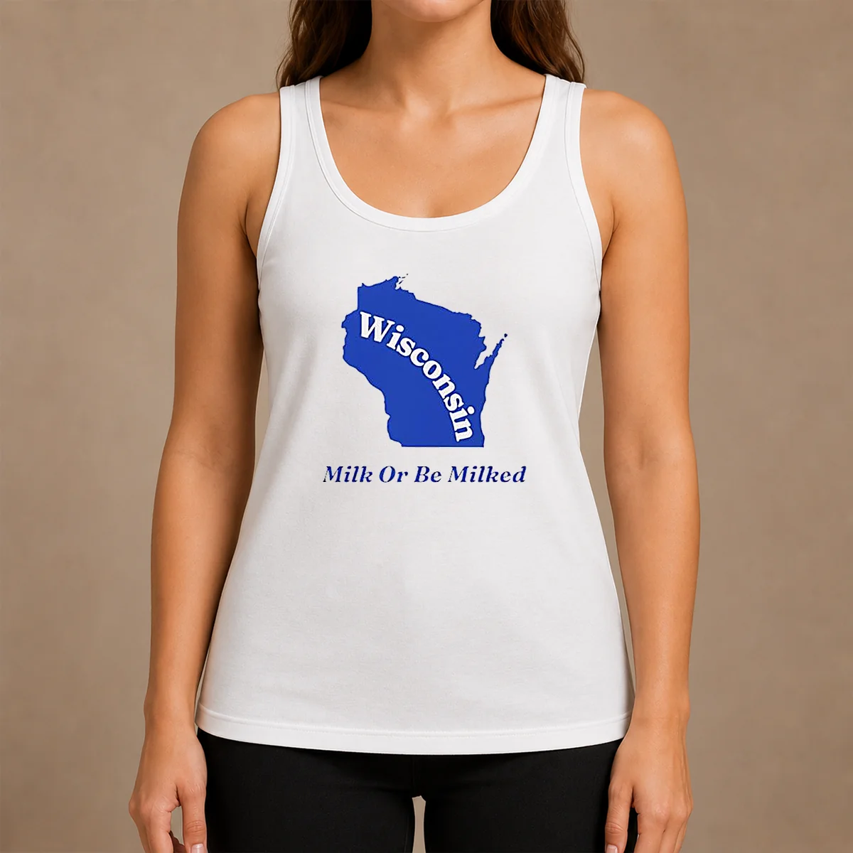 Funny Good Wisconsin State Milk Or Be Milked Map Shirt - Image 3