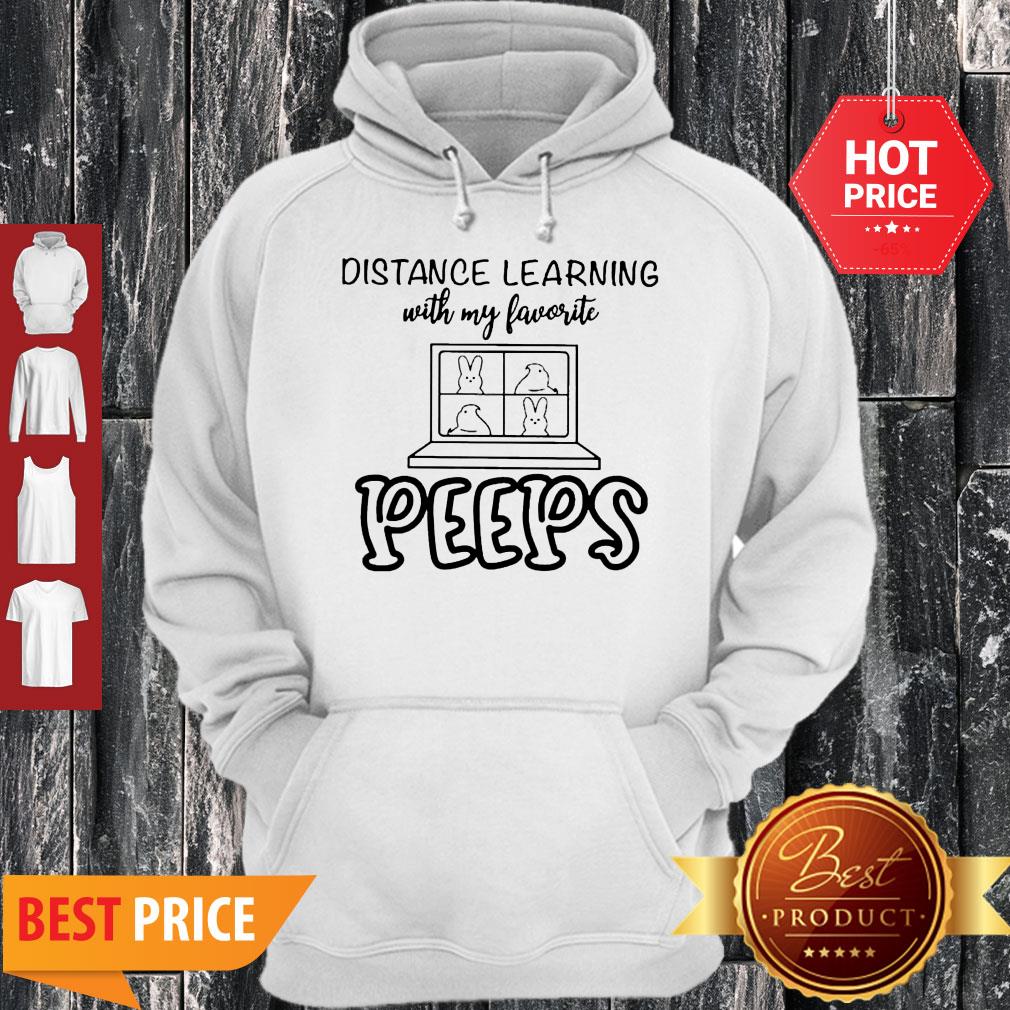 Nice Distance Learning With My Favorite Peeps Shirt - Image 3