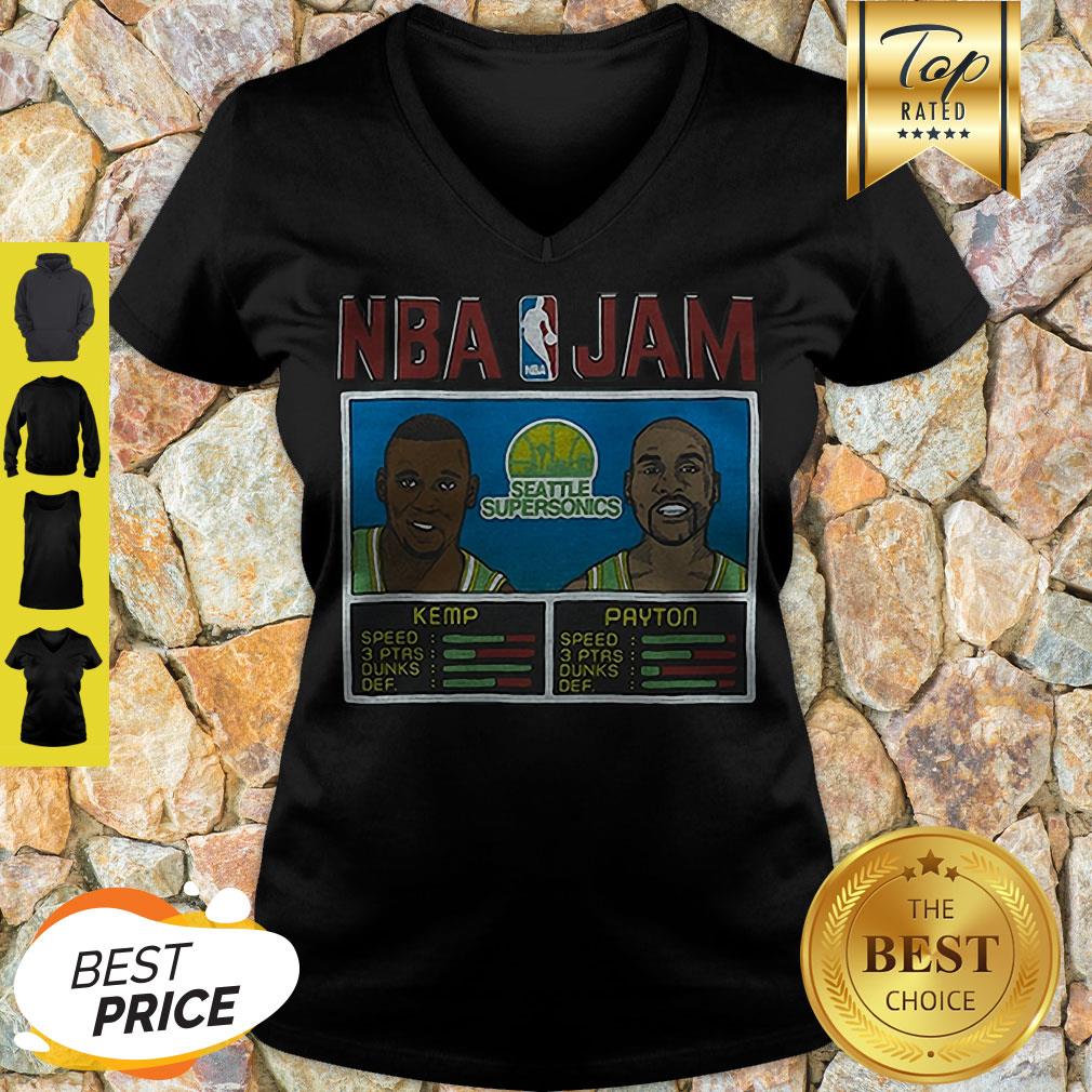 Good NBA Jam Seattle Supersonics Shawn Kemp And Gary Payton Shirt - Image 5