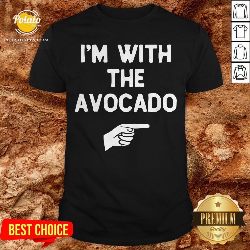 I'm With The Avocado Costume Halloween Matching Shirt