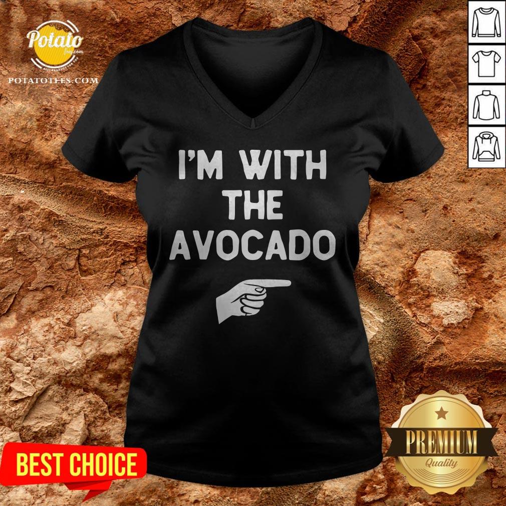 I'm With The Avocado Costume Halloween Matching Shirt - Image 2